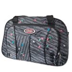 Liona utazótáska 40 x 30 x 20 cm kézipoggyász fekete színes