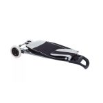 Gurulós bevásárló táska fekete