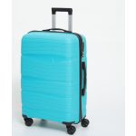 Kék bőrönd nagyméretű L-es TSA zárral strapabíró polipropilén