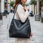 Vera Pelle valódi bőr női táska brna elegáns kisméretű