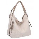 Gréta női válltáska nagyméretű bézs