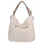 Gréta női válltáska nagyméretű bézs