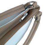 Fehér női válltáska nagyméretű eco bőr