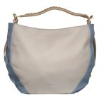 Női táska krém bézs sokzsebes válltáska