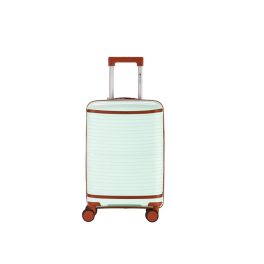 Pierre Cardin bőrönd közepes méret 63 cm almazöld