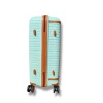 Pierre Cardin bőrönd közepes méret 63 cm almazöld