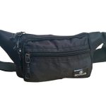 Övtáska fekete színben B. Cavalli sokzsebes vízlepergetős