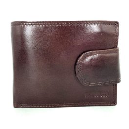   Valódi bőr férfi pénztárca barna Bellugio RFID védelemmel díszdobozban