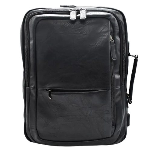 Kézipoggyász hátizsák 40 x 30 x 20 cm laptoptartós fekete Wizzair