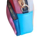 Valódi bőr női oldaltáska színes kisméretű nyári táska