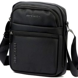  Pierre Cardin férfi válltáska kis oldaltáska fekete színben