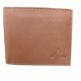   Férfi pénztárca bőr, díszdobozban világosbarna színben