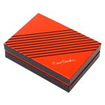 Pierre Cardin valódi bőr női pénztárca piros színű közepes méretű RFID