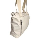 Magdaléna női válltáska keresztpántos különleges színes bézs