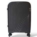 Pierre Cardin bőrönd 65 cm bővíthető kézipoggyász fekete