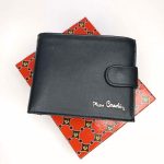 Pierre Cardin férfi pénztárca valódi bőr RFID védelemmel díszdobozban fekete 