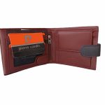 Pierre Cardin férfi pénztárca valódi bőr RFID védelemmel díszdobozban fekete 