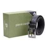 Pierre Cardin Férfi bőr öv díszdobozban fekete színben