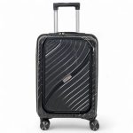 Pierre Cardin bőrönd 55 x 40 x 20 cm Wizzair Priority PP fekete laptoptartós prémium