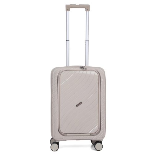 Pierre Cardin bőrönd 55 x 40 x 20 cm Wizzair Priority PP krém laptoptartós prémium