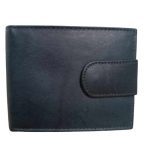 Valódi bőr férfi pénztárca sötétkék színben