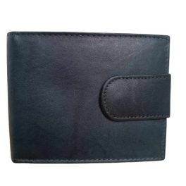 Valódi bőr férfi pénztárca sötétkék színben