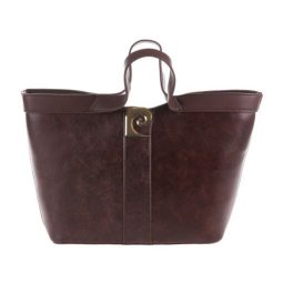Pierre Cardin női táska elegáns sötétbarna eco bőr