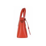 Valódi bőr női kézitáska piros elegáns kisméretű