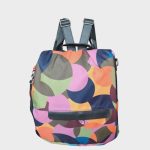 Bogi női hátizsák nagyméretű sok zsebes kék színű