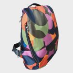 Bogi női hátizsák nagyméretű sok zsebes kék színű