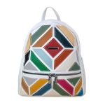 Babett női hátizsák fehér színes különleges Silvia Rosa