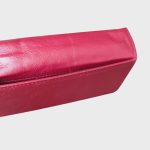 Absolut valódi bőr női brifkó bordó piros pincér pénztárca