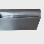 Absolut valódi bőr férfi brifkó pincér pénztárca sötétbarna