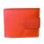 Valódi Bőr Pénztárca piros színben RFID védelemmel