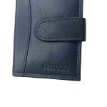 Valódi bőr Kártyatartó RFID védelemmel kék Bellugio
