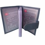 Valódi bőr Kártyatartó RFID védelemmel kék Bellugio