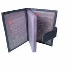 Valódi bőr Kártyatartó RFID védelemmel kék Bellugio