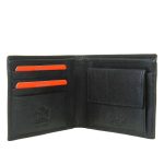 Pierre Cardin valódi bőr férfi pénztárca fekete színben díszdobozban RFID védelemmel