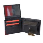 Férfi pénztárca Pierre Cardin valódi bőr fekete RFID