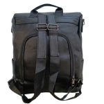 Női hátizsák lopásbiztos kialakítással fekete színben