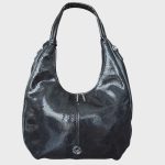 Alex Mia női válltáska fekete elegáns kígyőbőrmintás