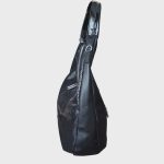 Alex Mia női válltáska fekete elegáns kígyőbőrmintás