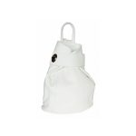 Valódi bőr női hátizsák fehér színben nagyméretű