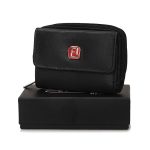 Bellugio valódi bőr pénztárca kisméretű fekete RFID