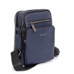 Pierre Cardin férfi oldaltáska sötétkék eco bőr 52706