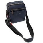 Pierre Cardin férfi oldaltáska sötétkék eco bőr 52706