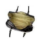 Valódi bőr utazó táska luxus prémium minőség fekete színben