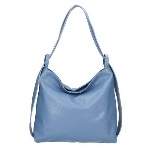 Hernan átalakítható női hátizsák és válltáska kék eco bőr 0161
