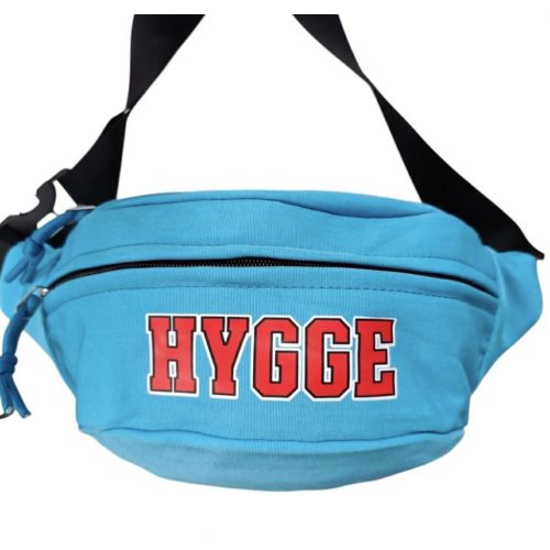Sportos kék övtáska unisex crossbody táska