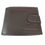 Wild férfi pénztárca bőr RFID védelemmel díszdobozban barna